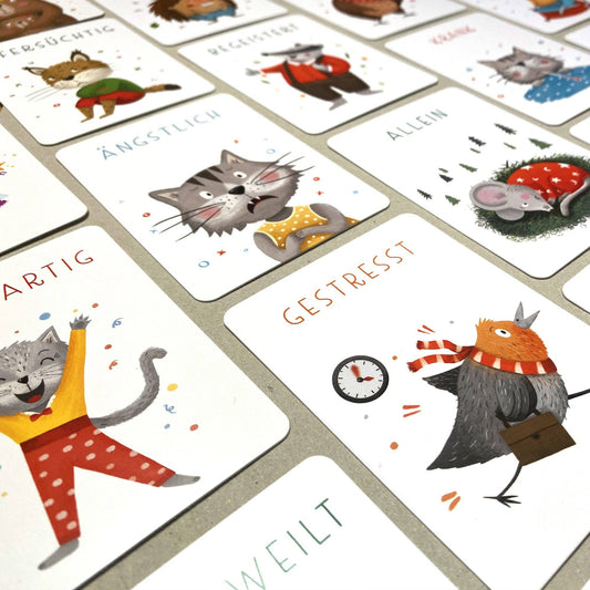 "Strong Feelings" Emotion Cards for Children