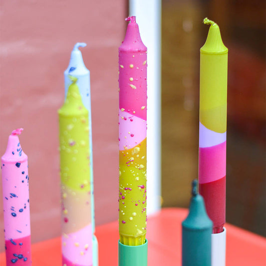 Spring Confetti Candle "Tulip"