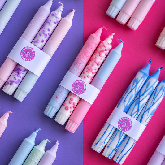 Nordtrice Taper Candles · 3-Pack