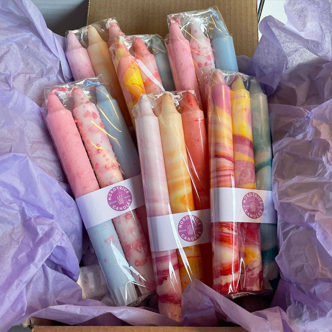 Nordtrice Taper Candles · 3-Pack