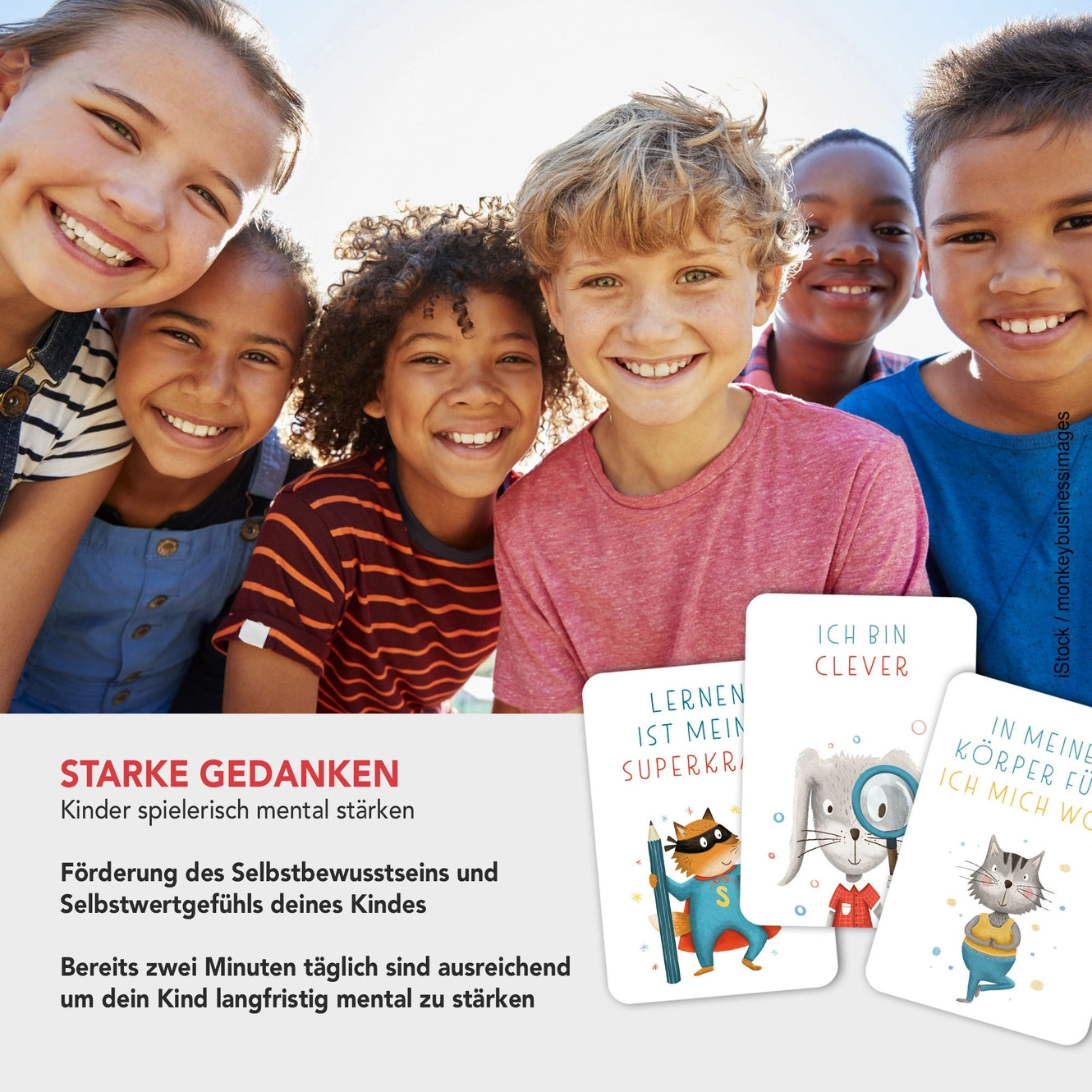 Affirmation Cards "Strong Thoughts" for Children