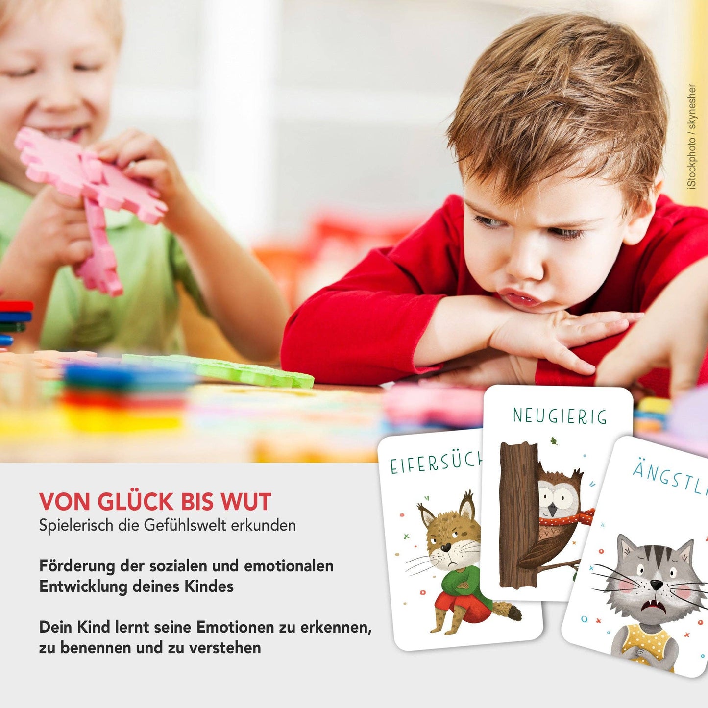 "Strong Feelings" Emotion Cards for Children