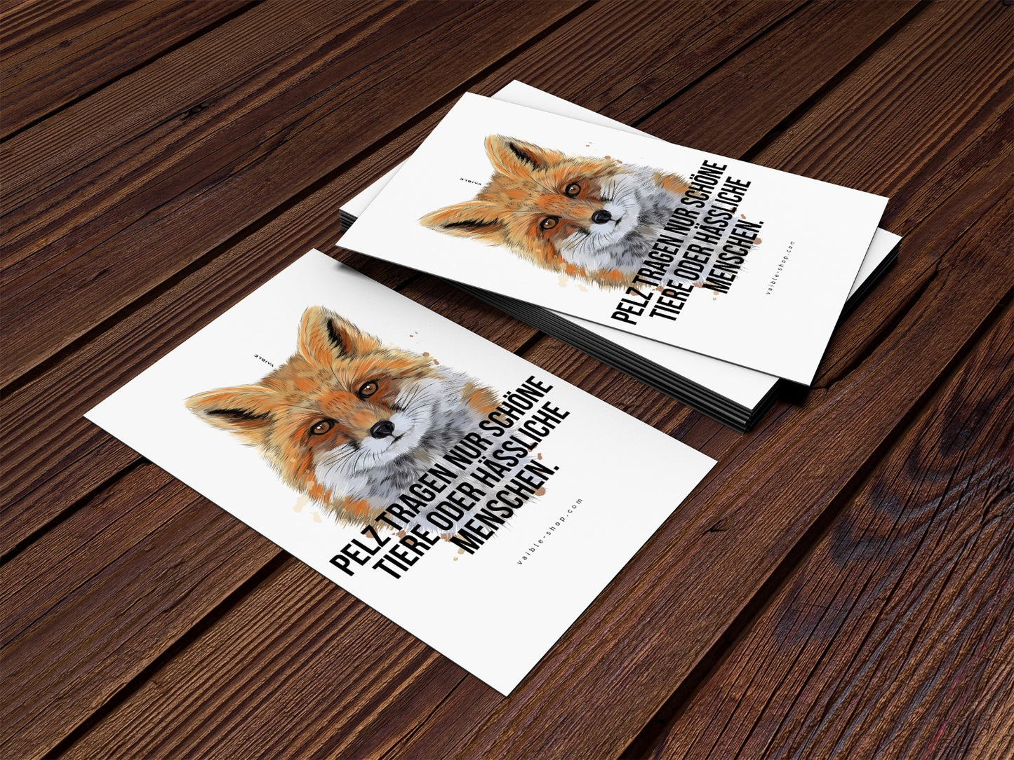 Pelz tragen nur schöne Tiere, oder hässliche Menschen · Sticker