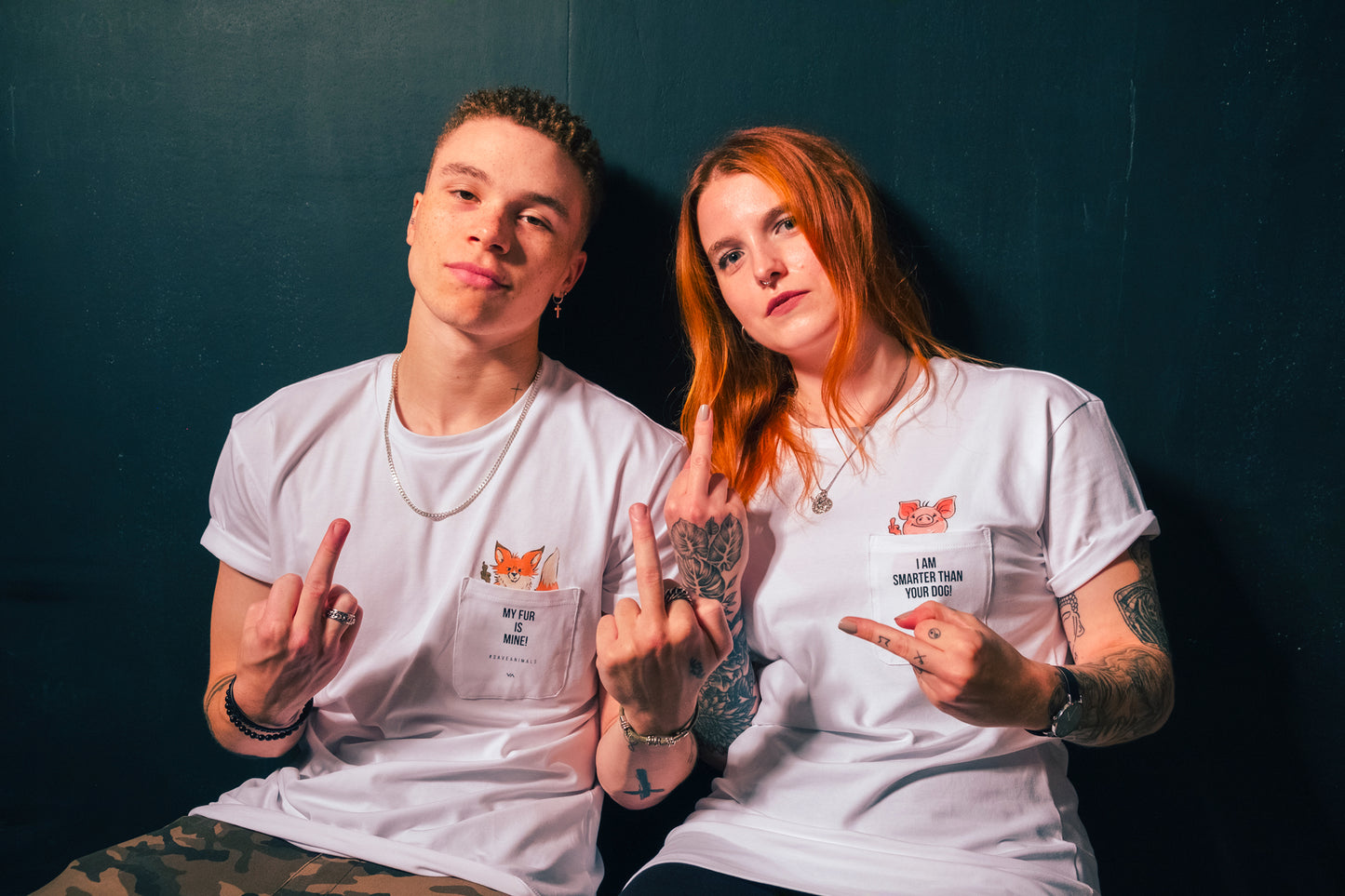 "I'm smarter than your dog!" · Pig · Unisex T-Shirt #saveanimals