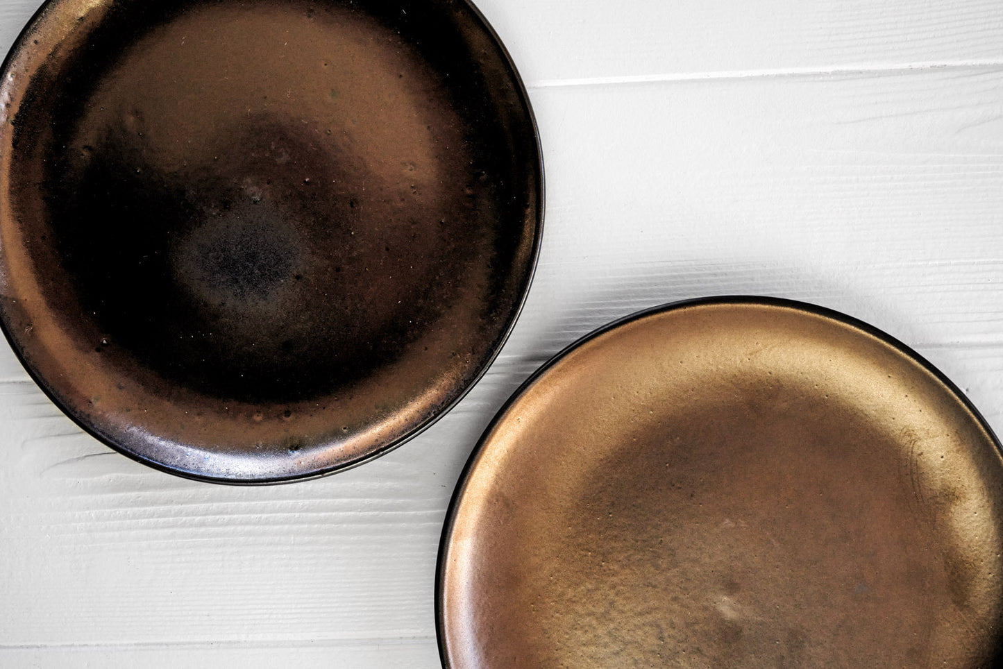 Prato Manchada (Dessertteller bronze) - 2er Set