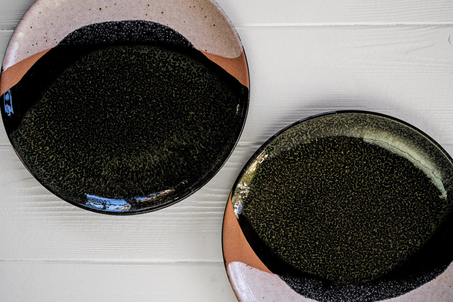 Prato Manchada (Dessertteller arti abstract) - 2er Set