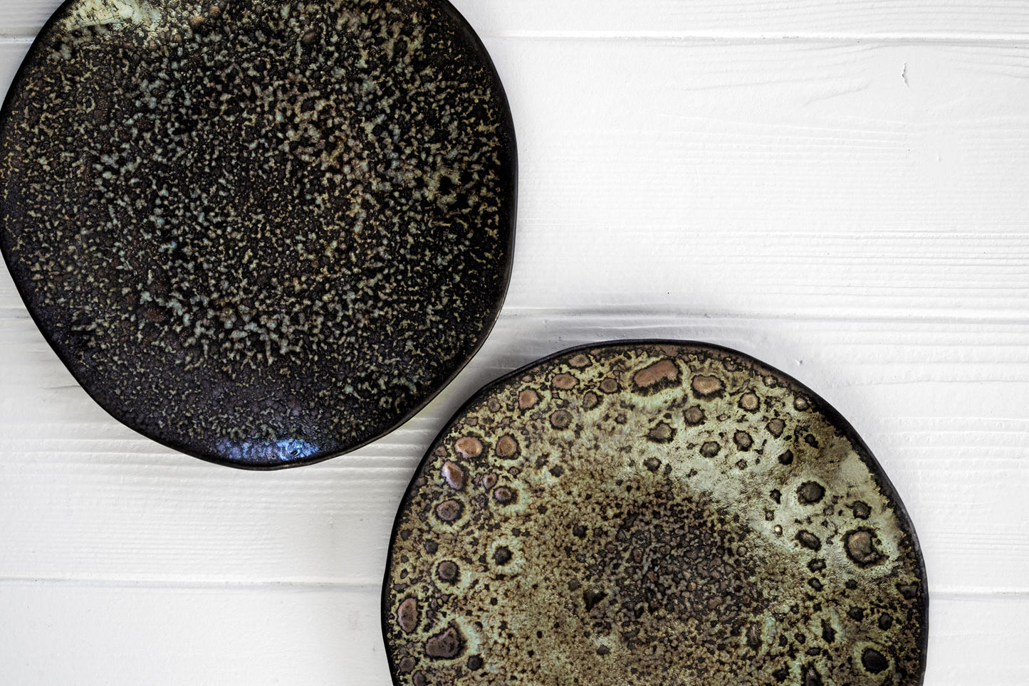 Prato Manchada (Dessertteller braun/bronze-gefleckt) - 2er Set