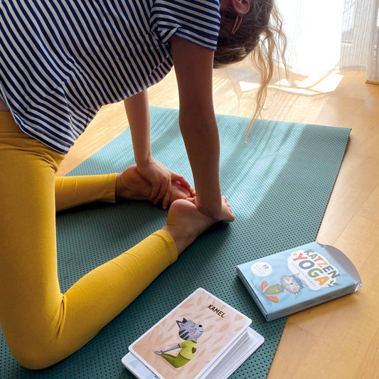Cat Yoga Cards for Kids