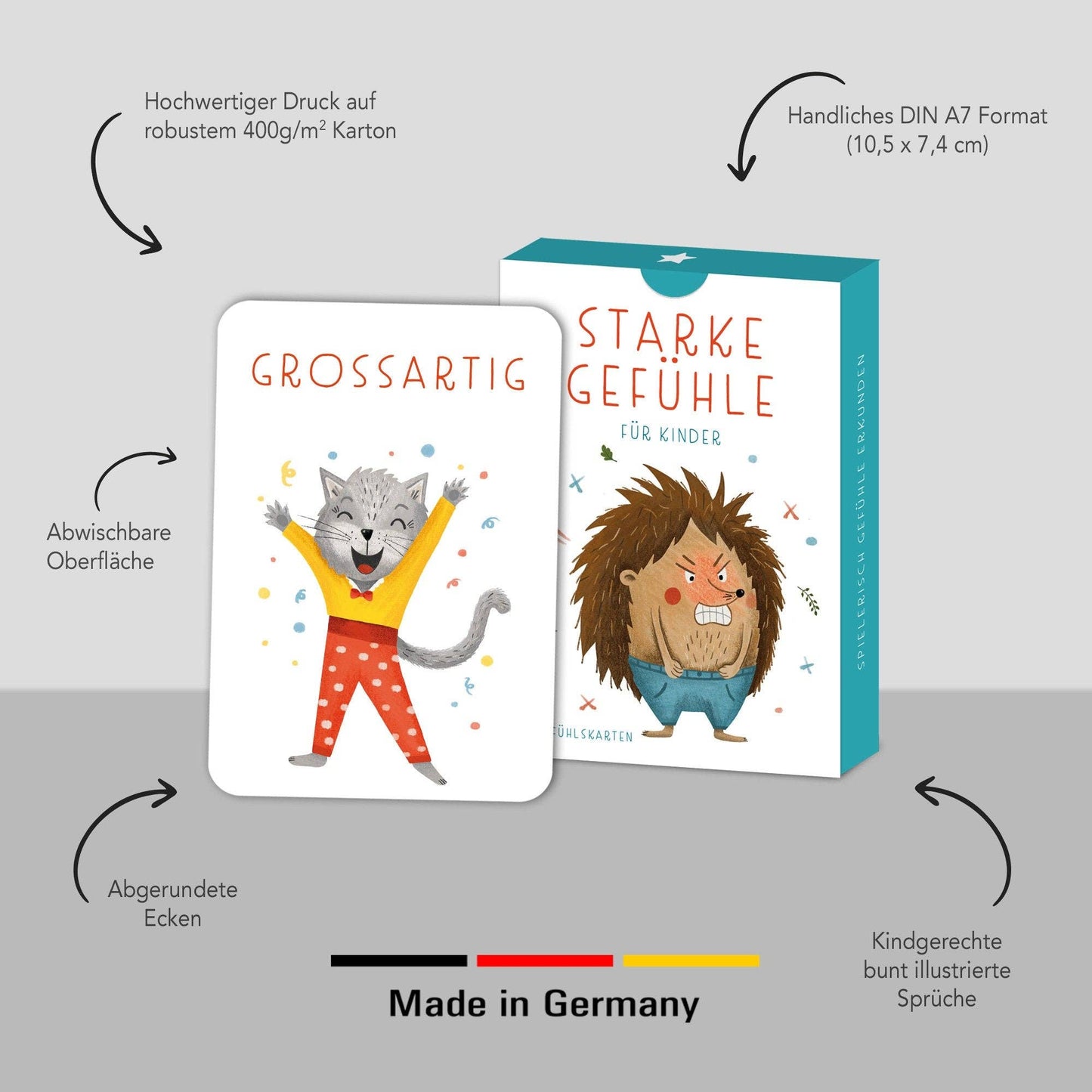 "Strong Feelings" Emotion Cards for Children
