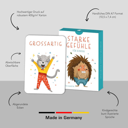 "Strong Feelings" Emotion Cards for Children