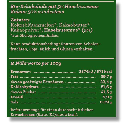SweetGreets Bio-Schokolade "Ich Denke an Dich"