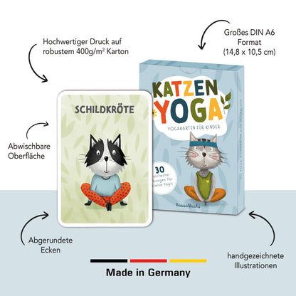 Cat Yoga Cards for Kids