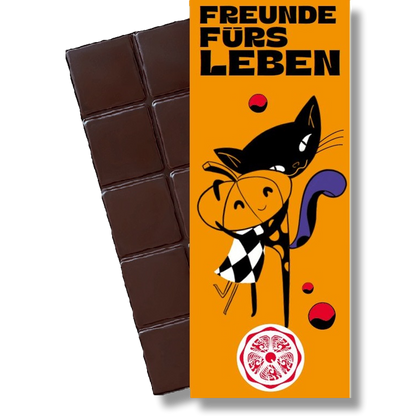 SweetGreets Bio-Schokolade "Freunde fürs Leben"