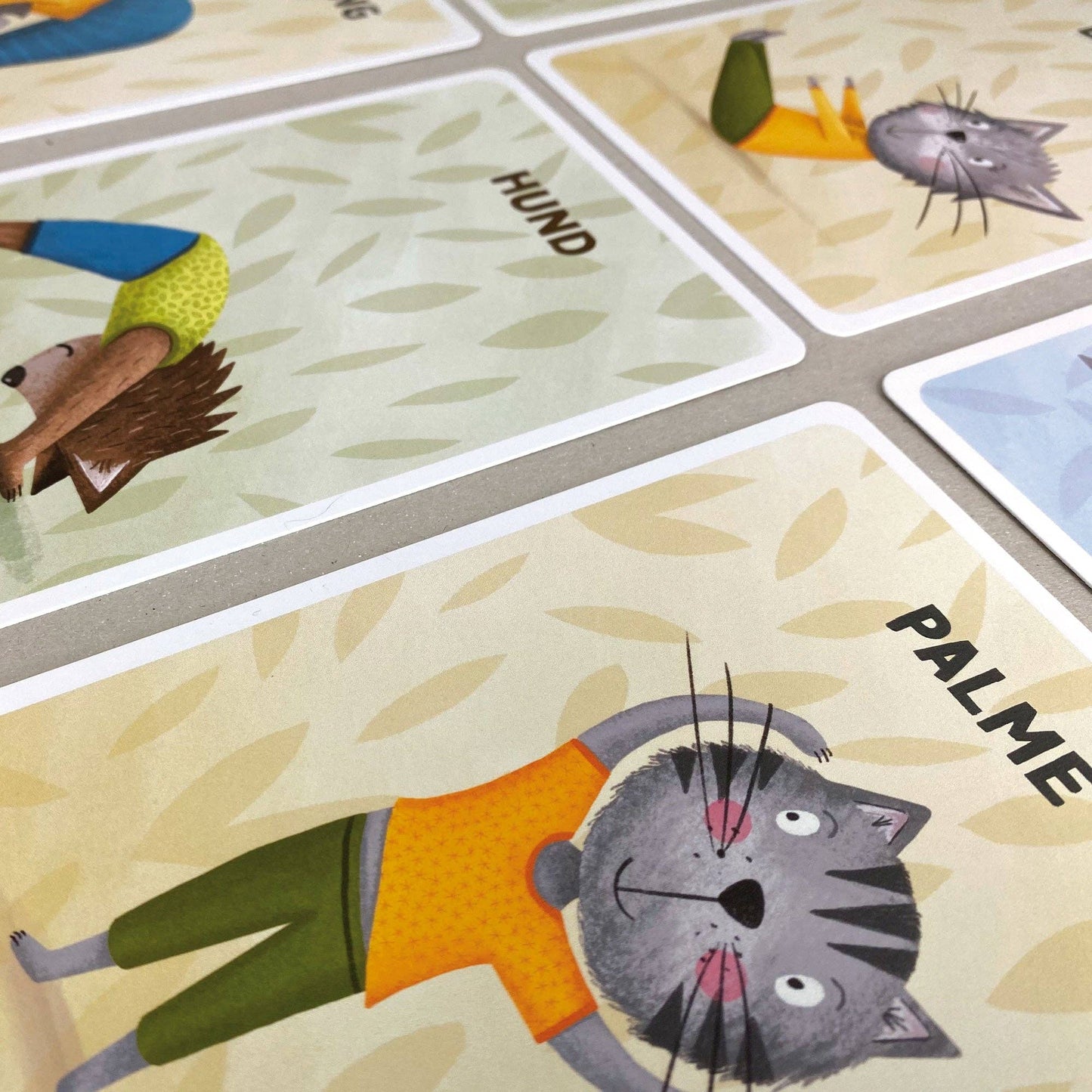 Cat Yoga Cards for Kids