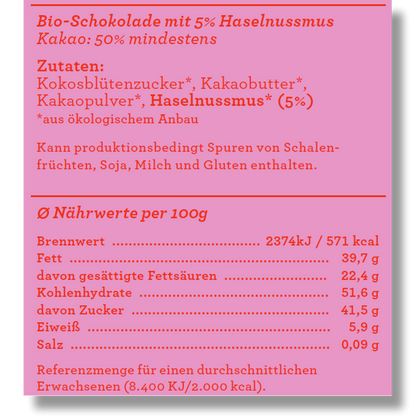 SweetGreets Bio-Schokolade "Gänsehaut lügt nie"