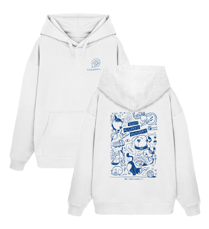 All by Kuku: Always Hungry · Kukus Garden · Unisex Oversized Hoodie · beidseitiges Motiv