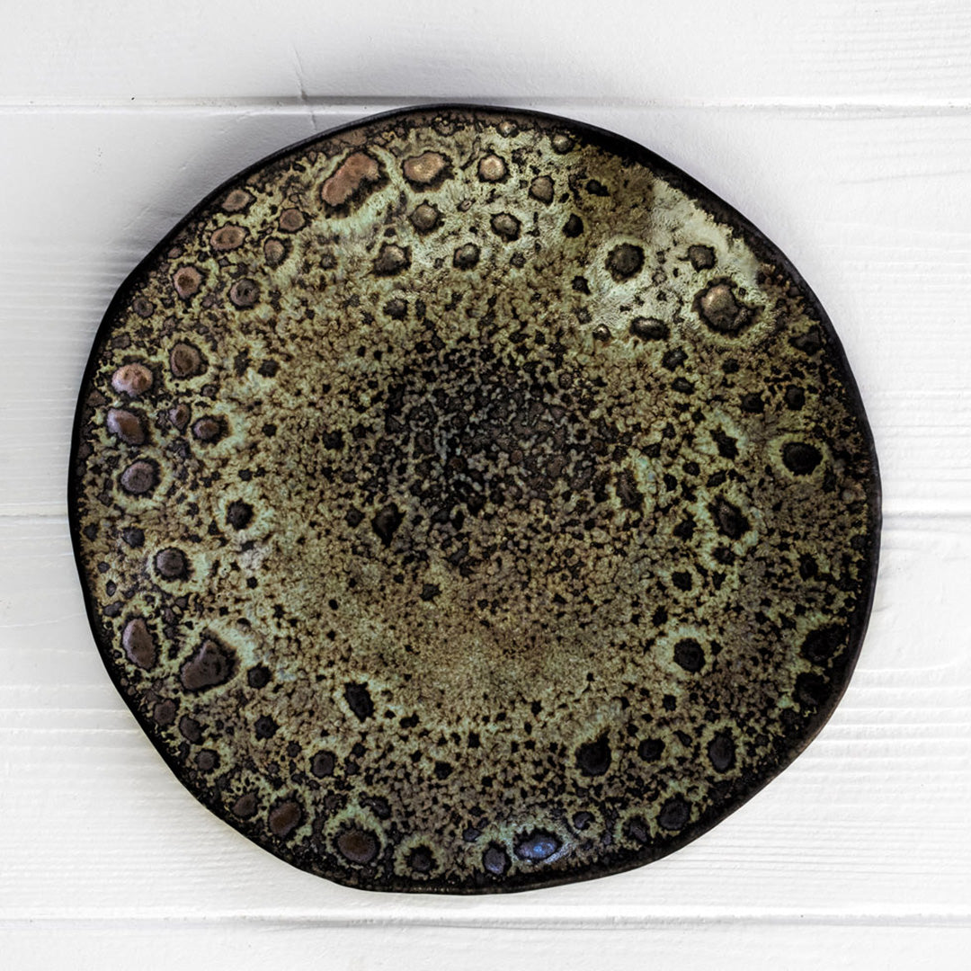 Dessertteller · braun/bronze-gefleckt · 2er Set