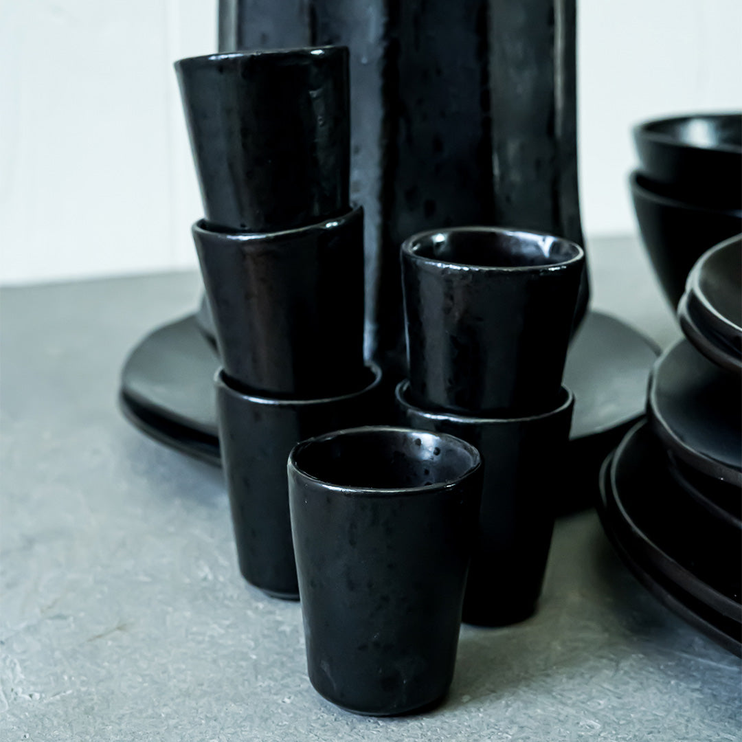 Espressotassen · schwarz · 2er Set