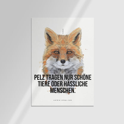 "Fur Statement" Stickers · Set of 3