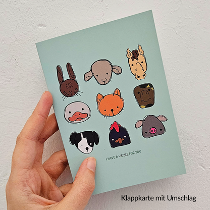 Grußkartenset "Kukus Garden" · 5er Set