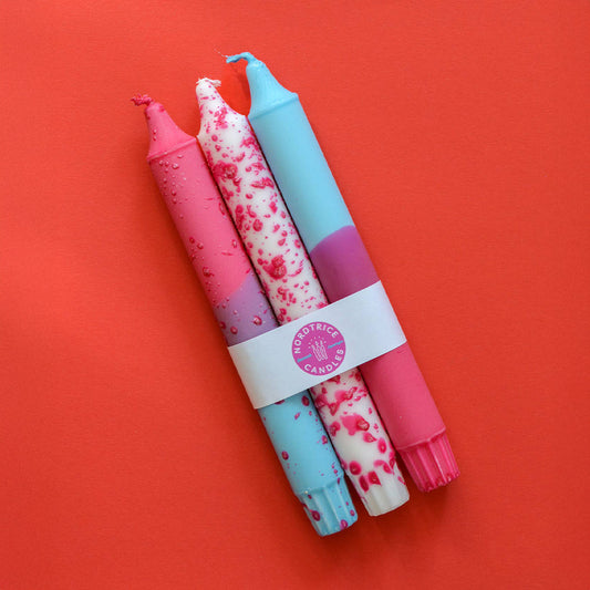 Nordtrice Taper Candles · 3-Pack