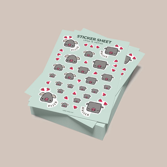 Sticker Sheet "Utsch & Natsch"