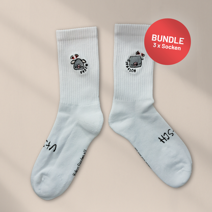 Utsch und Natsch Socken – 3er Bundle