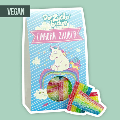 Vegan Rainbow Gummy Belts