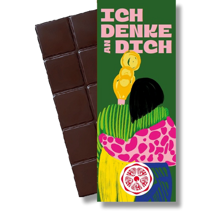 SweetGreets Bio-Schokolade "Ich Denke an Dich"