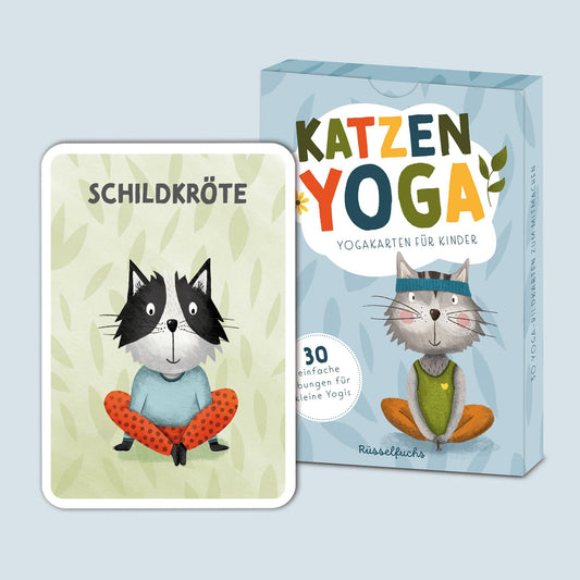 Cat Yoga Cards for Kids