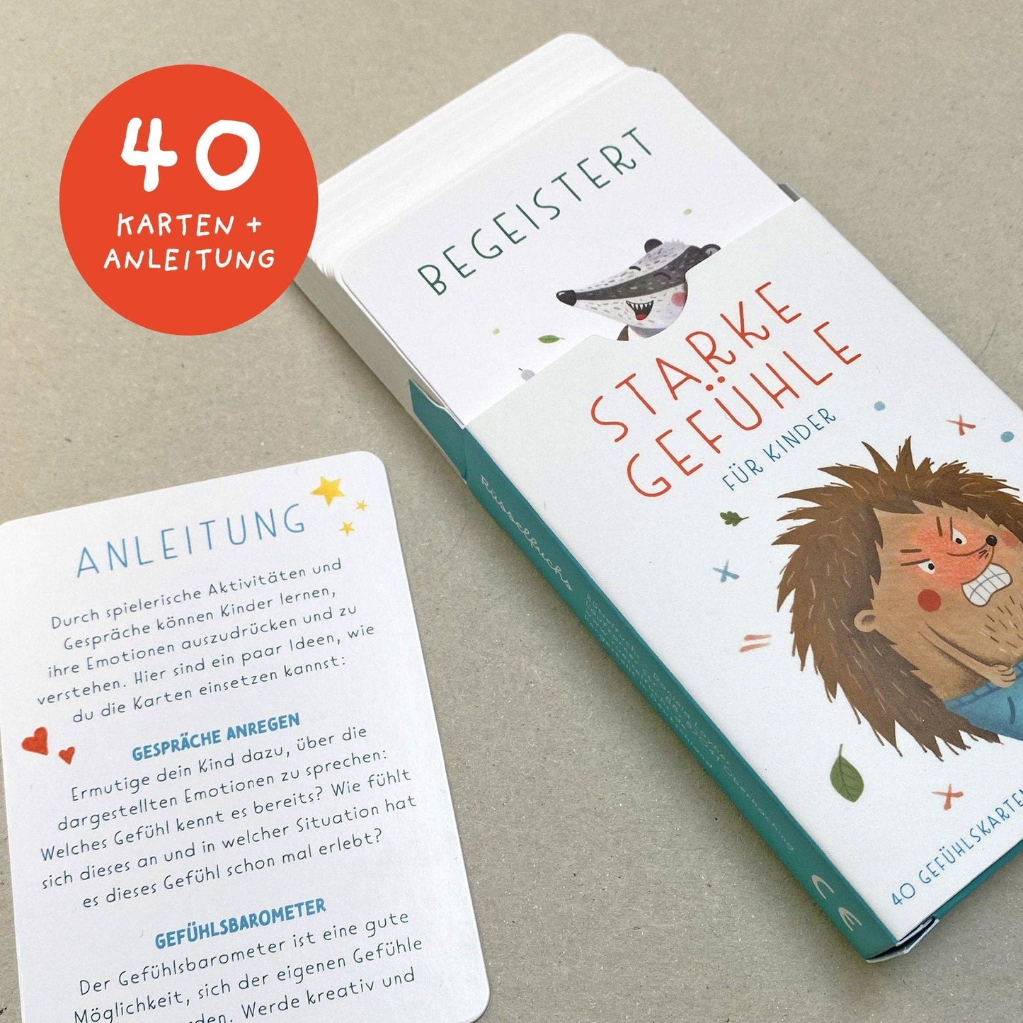 "Strong Feelings" Emotion Cards for Children