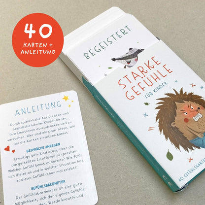 "Strong Feelings" Emotion Cards for Children