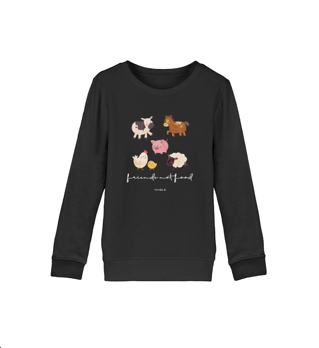 friends not food Organic Kinder Sweatshirt ST/ST vaible-shop